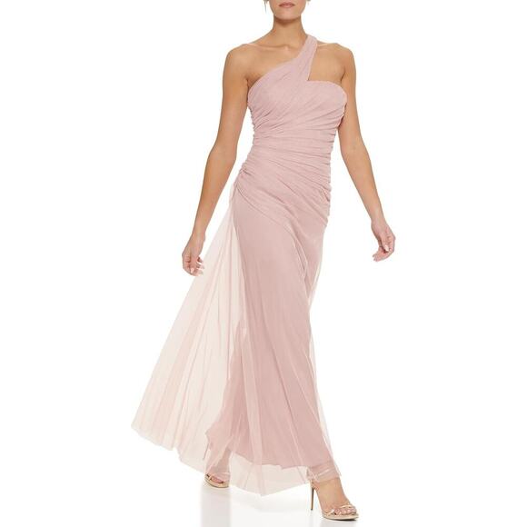 NWT DKNY Tulle Mermaid Gown Pink SIze 8 Prom Wedding Formal - Picture 1 of 7